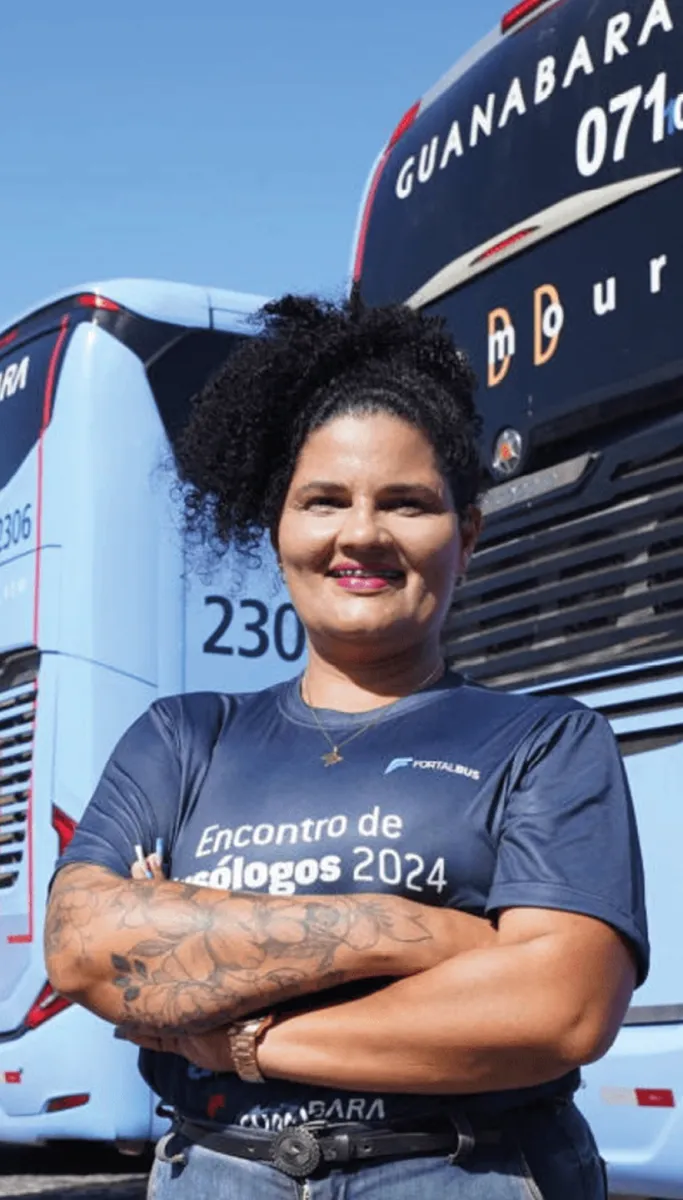 Quando eu entro num ônibus, eu me acho